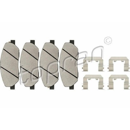 kit de plaquettes de frein avant Hyundai Santa Fe II CM 10/05-12/12 581012BA10