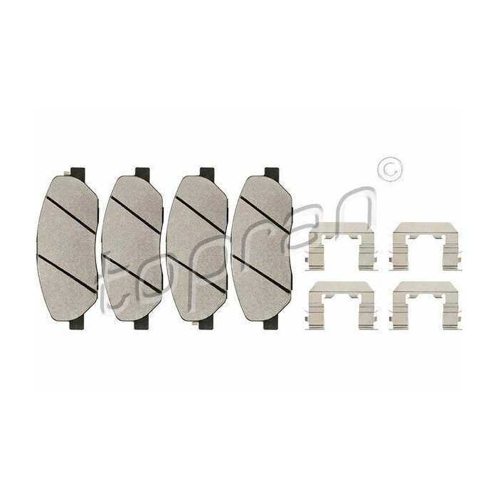 kit de plaquettes de frein avant Hyundai Santa Fe II CM 10/05-12/12 581012BA10