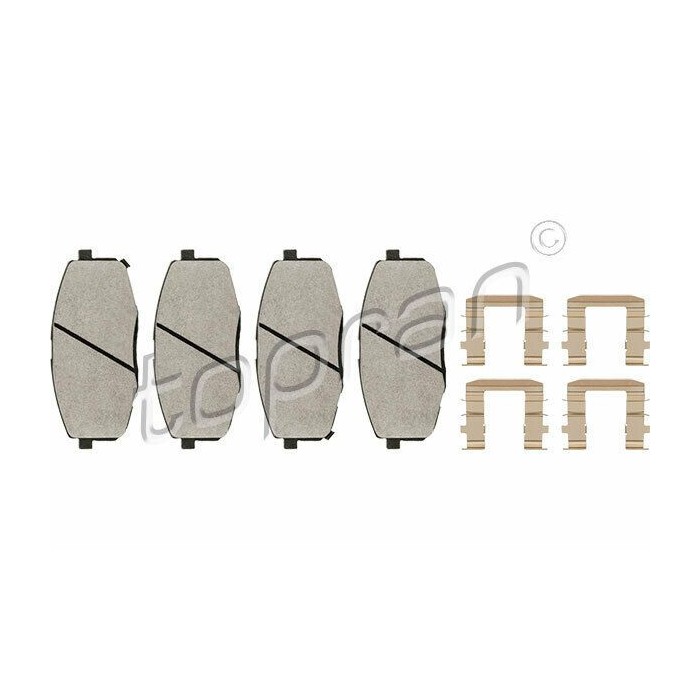 kit de plaquettes de frein avant Hyundai I30 CW FD I30 Hayon 5 581011HA20