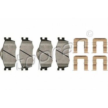 kit de plaquettes de frein avant Hyundai I20 Hayon 3/5 PB PBT 08/08- 581011JA10