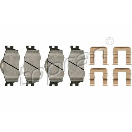 kit de plaquettes de frein avant Hyundai I20 Hayon 3/5 PB PBT 08/08- 581011JA10