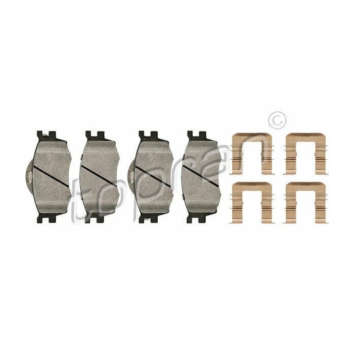 kit de plaquettes de frein avant Hyundai I20 Hayon 3/5 PB PBT 08/08- 581011JA10