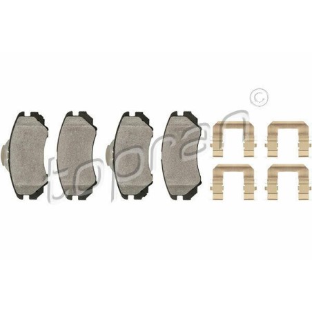 kit de plaquettes de frein avant Hyundai Tucson à partir 08/04-11/10 581012EA11