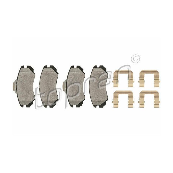 kit de plaquettes de frein avant Hyundai Tucson à partir 08/04-11/10 581012EA11