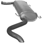 Silencieu Arrière de Pot d'échappement Pour Citroën Jumper II 1606619580