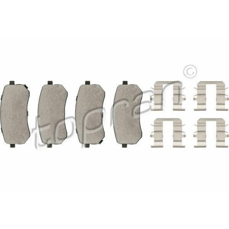 kit de plaquettes de frein arrière Hyundai I10 10/07-12/13 PA 583020XA00