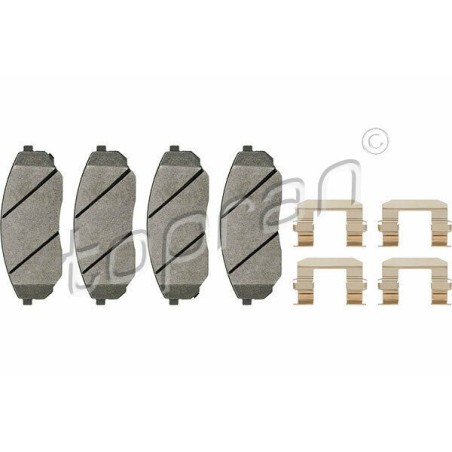 kit de plaquettes de frein avant Kia Sorento I à partir 08/02- JC 581013EE00