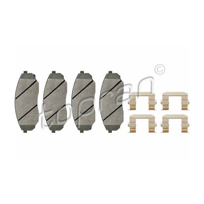 kit de plaquettes de frein avant Kia Sorento I à partir 08/02- JC 581013EE00