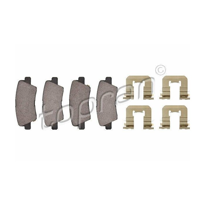 kit de plaquettes de frein arrière Soul I Monospace à partir 02/09- 583022KA10