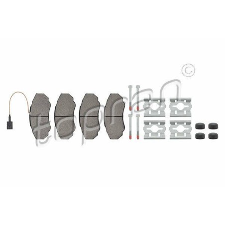 kit de plaquettes de frein avant Citroën Jumper Fiat Ducato Peugeot Boxer 425458