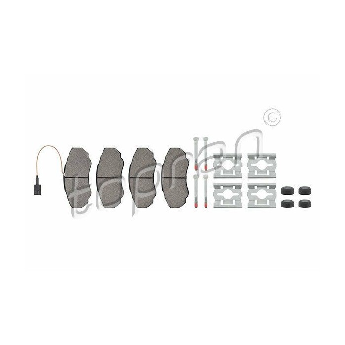 kit de plaquettes de frein avant Citroën Jumper Fiat Ducato Peugeot Boxer 425458