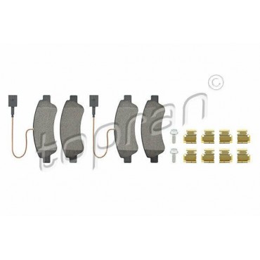 kit de plaquettes de frein avant Jumper 2006- Boxer 2007- 1612434180 1614412180