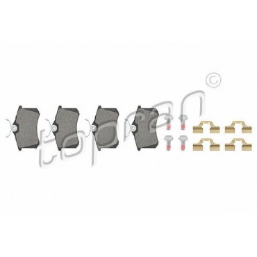kit de plaquettes de frein arrière C3 III IV C4 DS3 I II 2008 207 208 1616872680
