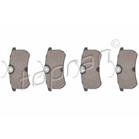 kit de plaquettes de frein arrière FORD Fiesta 2001 Focus 99 1810990 1075565