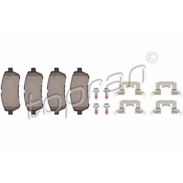 kit de plaquettes de frein avant FORD Fiesta 2008 06/08-01/17 1788734 1855307