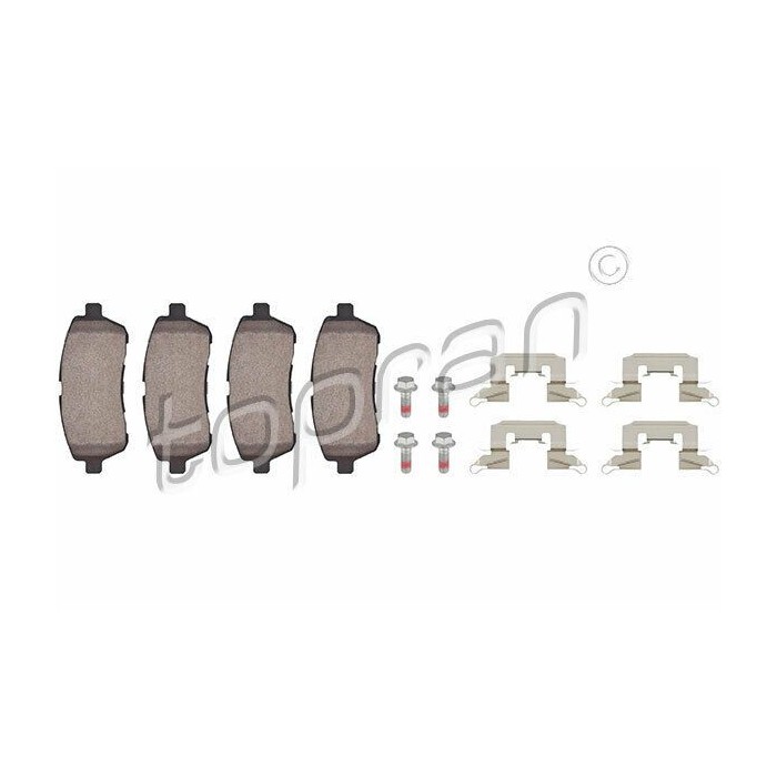 kit de plaquettes de frein avant FORD Fiesta 2008 06/08-01/17 1788734 1855307