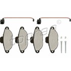 kit de plaquettes de frein avant FIAT 500C Panda Punto Van Seicento Ka 77365816