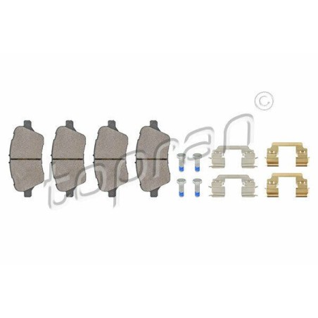 kit de plaquettes de frein avant FORD B-MAX 2012 Fiesta 2008 1751951 1860476