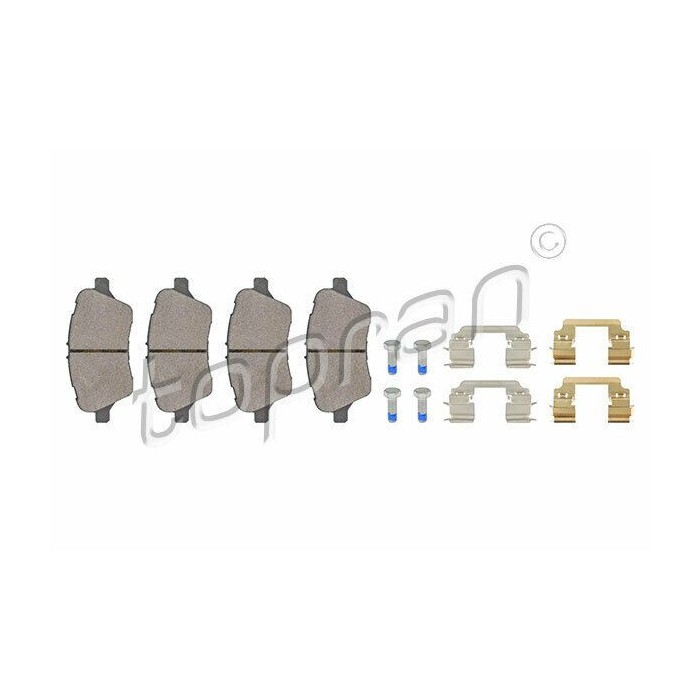 kit de plaquettes de frein avant FORD B-MAX 2012 Fiesta 2008 1751951 1860476