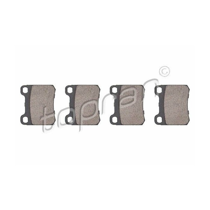 kit de plaquettes de frein arrière MERCEDES 190 Classe C E A0004209820 004209820