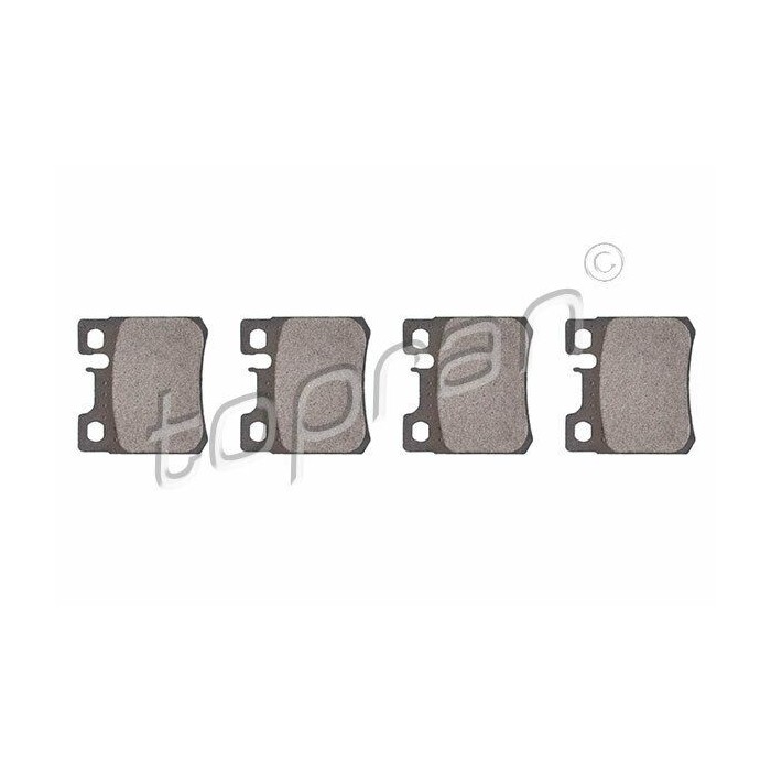 kit de plaquettes de frein arrière MERCEDES Classe C CLK E SL SLK A124 014209520