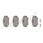 kit de plaquettes de frein avant MERCEDES 190 W201 1982-1993 4209180 0014208120