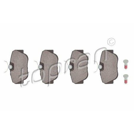 kit de plaquettes de frein avant MERCEDES 190 W201 1982-1993 4209180 0014208120