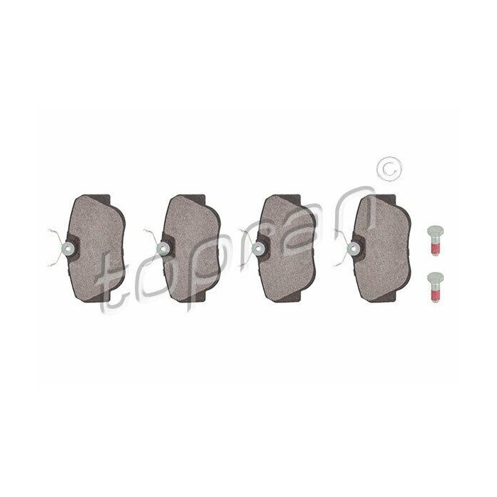 kit de plaquettes de frein avant MERCEDES 190 W201 1982-1993 4209180 0014208120