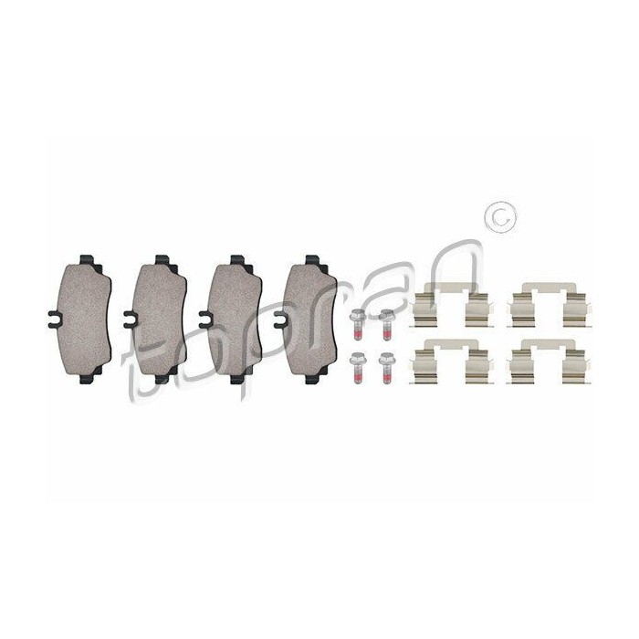 kit de plaquettes de frein avant MERCEDES Classe A W168 1997-2004 1684200120
