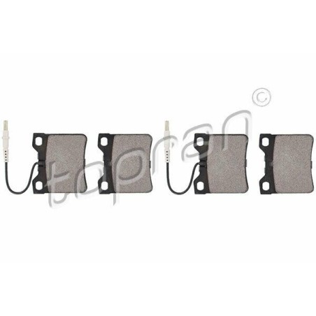 kit de plaquettes de frein arrière MERCEDES Classe V Vito 638 96-04 0034200020