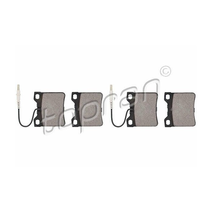 kit de plaquettes de frein arrière MERCEDES Classe V Vito 638 96-04 0034200020