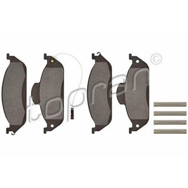 kit de plaquettes de frein avant Mercedes Classe M W163 1998-2005 1634200320