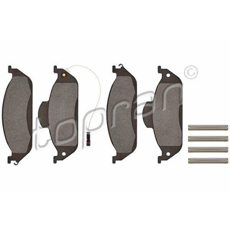 kit de plaquettes de frein avant Mercedes Classe M W163 1998-2005 1634200320