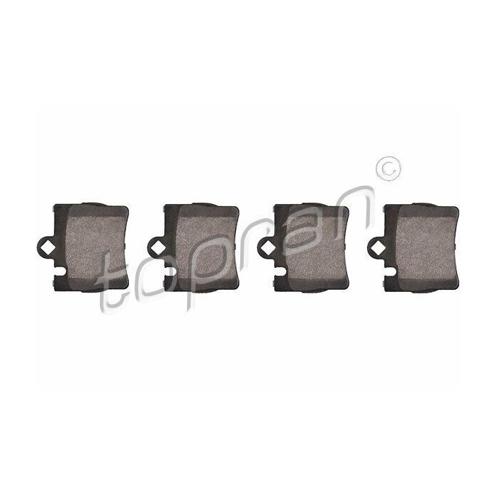 kit de plaquettes de frein arrière Mercedes Classe S W220 1998-2005 0044209420