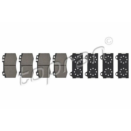 kit de plaquettes de frein avant MERCEDES Classe M W163 1998-2005 1634201020