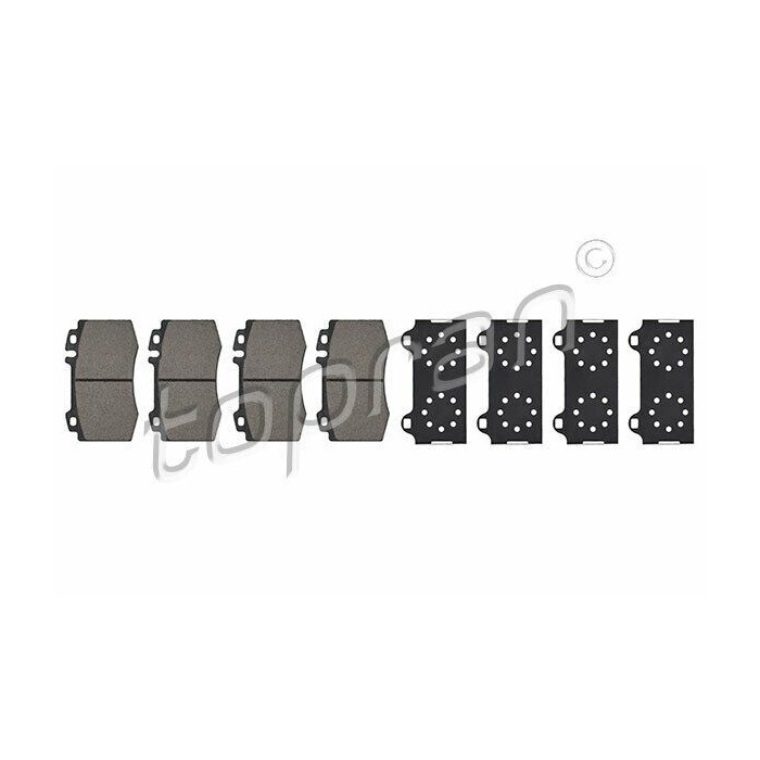 kit de plaquettes de frein avant MERCEDES Classe M W163 1998-2005 1634201020