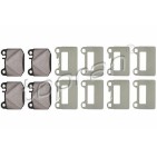 kit de plaquettes de frein arrière MERCEDES Classe M W163 1998-2005 1634201120