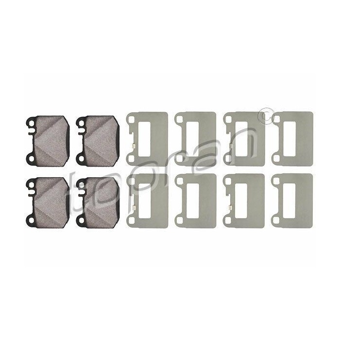 kit de plaquettes de frein arrière MERCEDES Classe M W163 1998-2005 1634201120