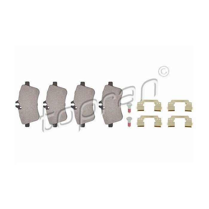 kit de plaquettes de frein avant MERCEDES Classe A W169 B W245 1694201920