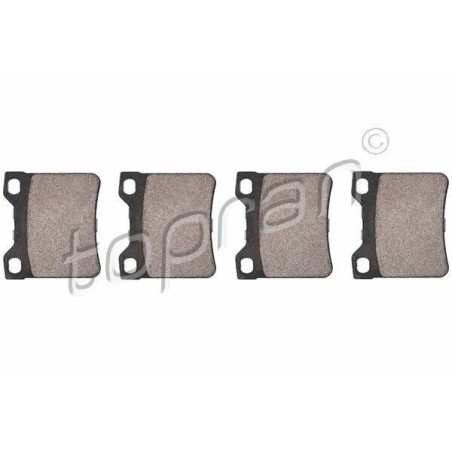 kit de plaquettes de frein arrière Peugeot 406 I 607 1611456880 E172198 425208