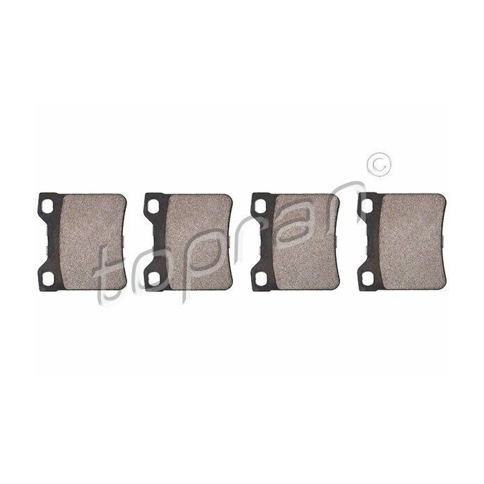 kit de plaquettes de frein arrière Peugeot 406 I 607 1611456880 E172198 425208
