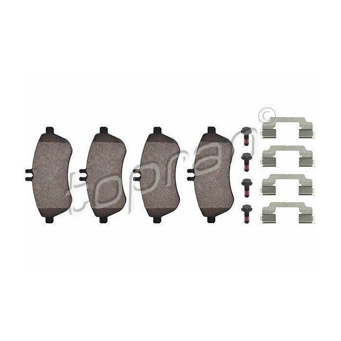 kit de plaquettes de frein avant MERCEDES Classe C S204 E A207 C207 0054200820