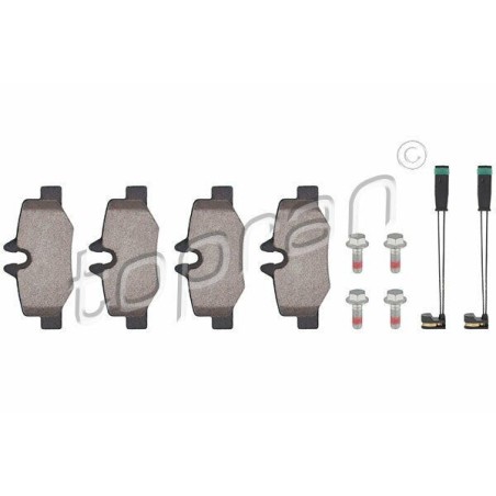kit de plaquettes de frein arrière MERCEDES Viano 639 à partir 2003 0004216210