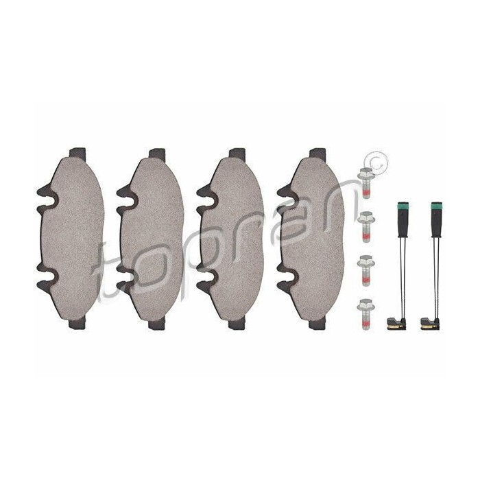 kit de plaquettes de frein avant MERCEDES Viano 639 à partir 2003 0004216110