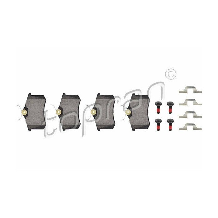 kit de plaquettes de frein arrière Citroën C4 I Peugeot 308 I 4254C1 1608520380