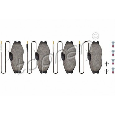 kit de plaquettes de frein avant Peugeot 607 I 2000-2003 E172522 425206