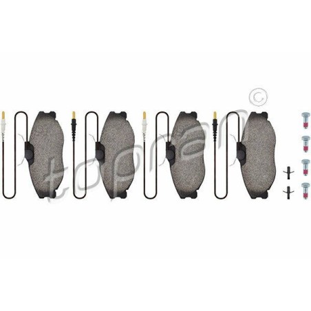 kit de plaquettes de frein avant Peugeot 607 I 2000-2003 E172522 425206