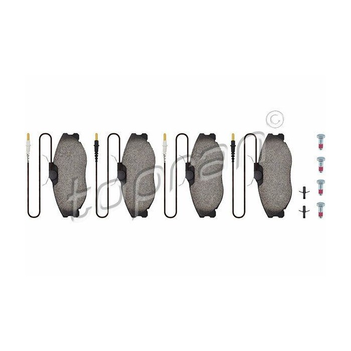 kit de plaquettes de frein avant Peugeot 607 I 2000-2003 E172522 425206