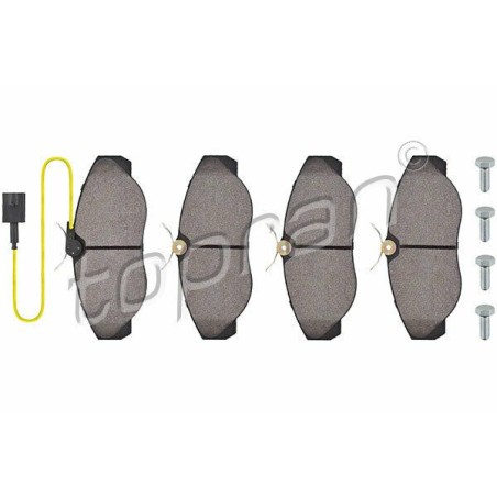 kit de plaquettes de frein avant Jumper Boxer 1994-2002 425226 425224 425455
