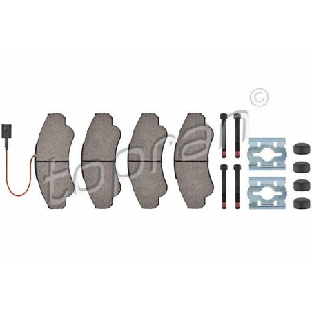 kit de plaquettes de frein avant Citroën Jumper Peugeot Boxer 425245 425459